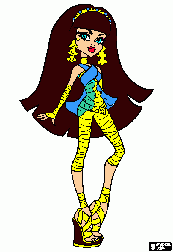 cleo{cleopatra} coloring page